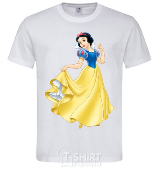 Men's T-Shirt Snow White White фото