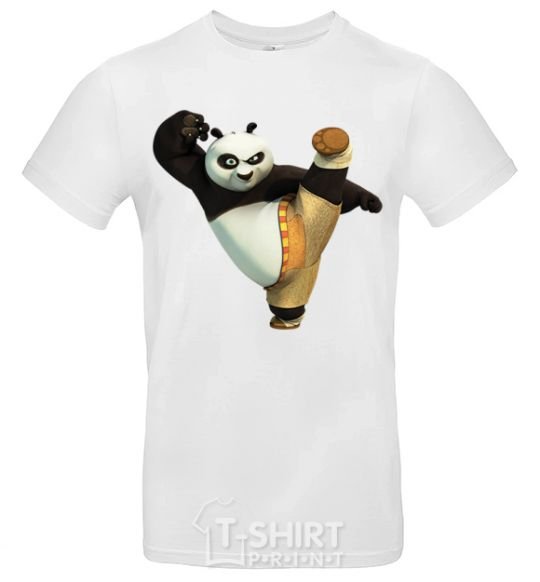 Men's T-Shirt Kung Fu Panda White фото