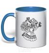 Mug with a colored handle Ever after high 13 royal-blue фото