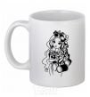 Ceramic mug Ever after high 14 White фото