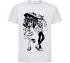 Kids T-shirt Monster couple White фото