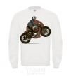 Sweatshirt Bike skeleton White фото