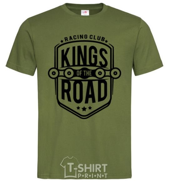 Men's T-Shirt Kings of the road millennial-khaki фото