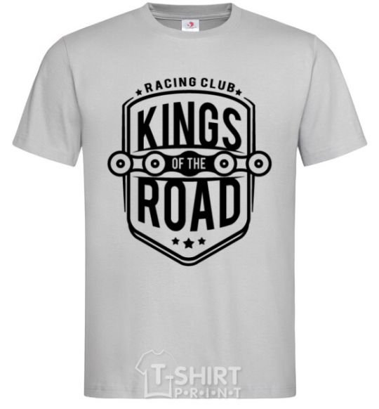 Мужская футболка Kings of the road Серый фото