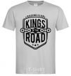 Мужская футболка Kings of the road Серый фото