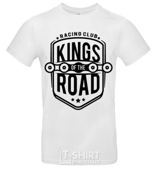 Мужская футболка Kings of the road Белый фото