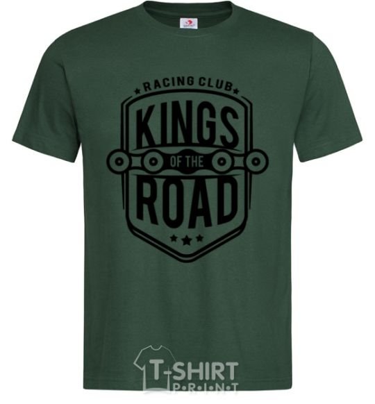 Men's T-Shirt Kings of the road bottle-green фото