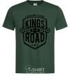 Мужская футболка Kings of the road Темно-зеленый фото