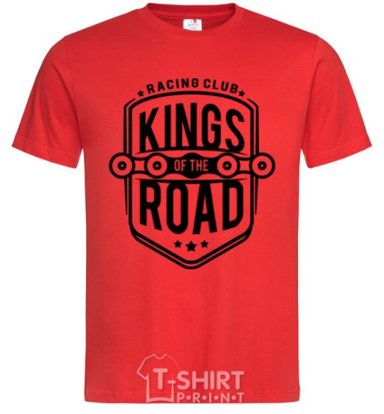 Men's T-Shirt Kings of the road red фото