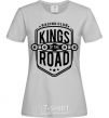 Women's T-shirt Kings of the road grey фото