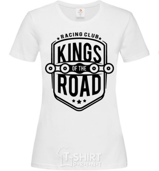 Women's T-shirt Kings of the road White фото