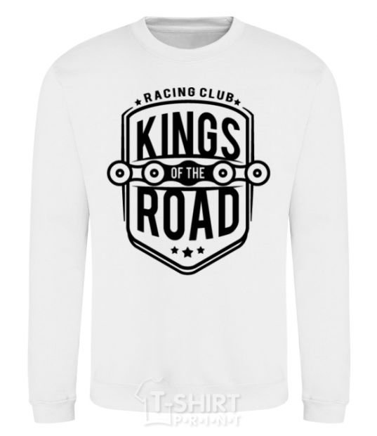 Свитшот Kings of the road Белый фото