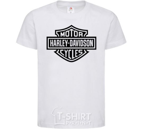 Kids T-shirt Harley Davidson White фото