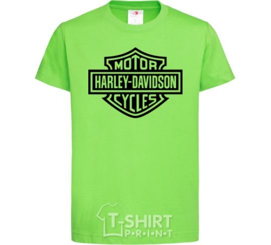 Детская футболка Harley Davidson Лаймовый фото
