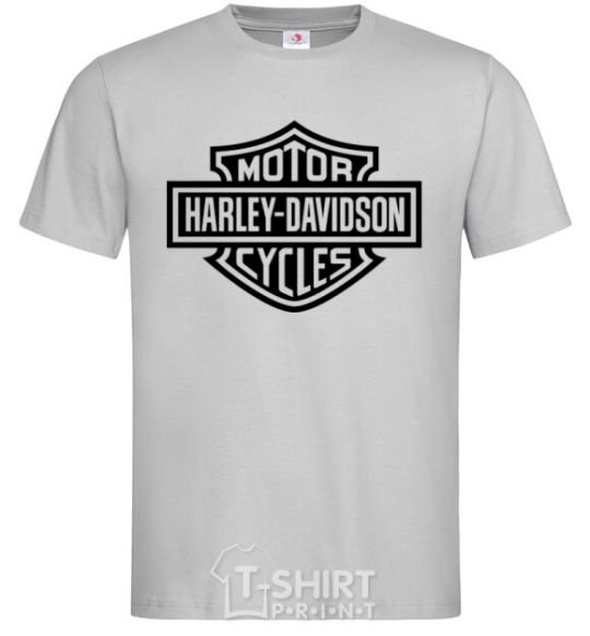 Мужская футболка Harley Davidson Серый фото