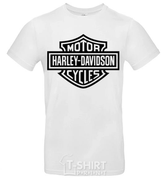 Мужская футболка Harley Davidson Белый фото