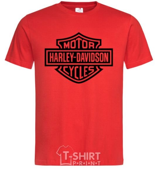 Мужская футболка Harley Davidson Красный фото