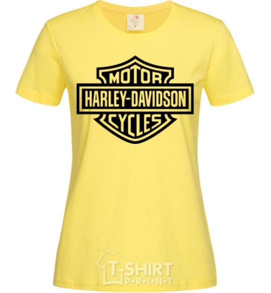 Women's T-shirt Harley Davidson cornsilk фото