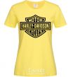 Women's T-shirt Harley Davidson cornsilk фото