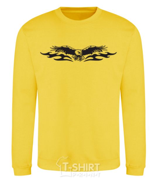 Sweatshirt Eagle Орёл yellow фото