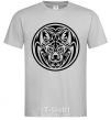 Men's T-Shirt Wolf emblem grey фото