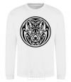 Sweatshirt Wolf emblem White фото