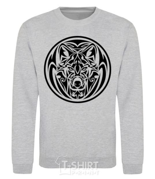 Sweatshirt Wolf emblem sport-grey фото