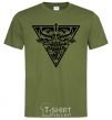 Men's T-Shirt Bull emblem millennial-khaki фото