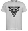 Men's T-Shirt Bull emblem grey фото