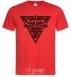 Men's T-Shirt Bull emblem red фото