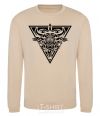 Sweatshirt Bull emblem sand фото