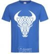 Мужская футболка Bull Ярко-синий фото