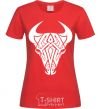 Женская футболка Bull Красный фото