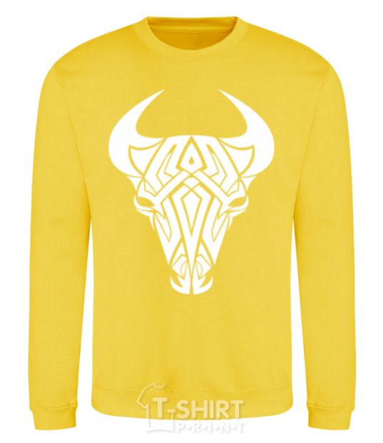 Sweatshirt Bull yellow фото