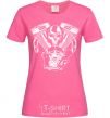 Women's T-shirt Skull and motor heliconia фото