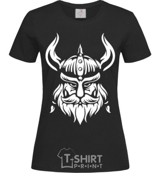 Women's T-shirt Viking black фото