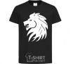 Kids T-shirt Lion's roar black фото