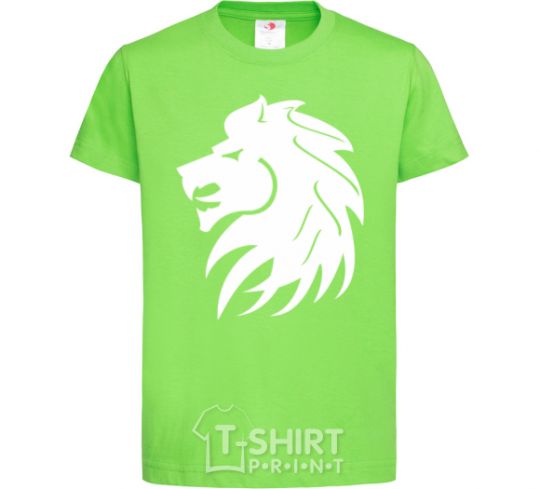 Kids T-shirt Lion's roar orchid-green фото