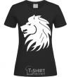 Women's T-shirt Lion's roar black фото