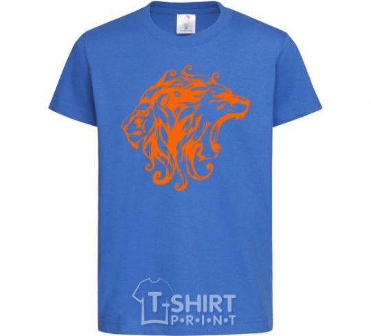 Kids T-shirt Lions royal-blue фото