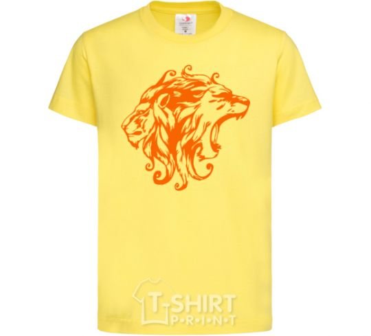 Детская футболка Львы Лимонный фото