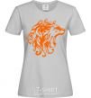 Women's T-shirt Lions grey фото