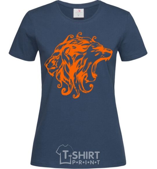 Women's T-shirt Lions navy-blue фото