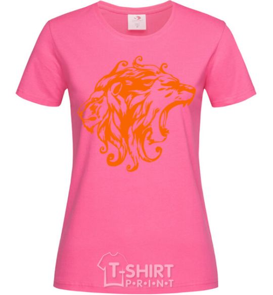 Women's T-shirt Lions heliconia фото