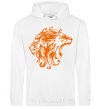 Men`s hoodie Lions White фото