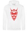 Men`s hoodie Demon White фото