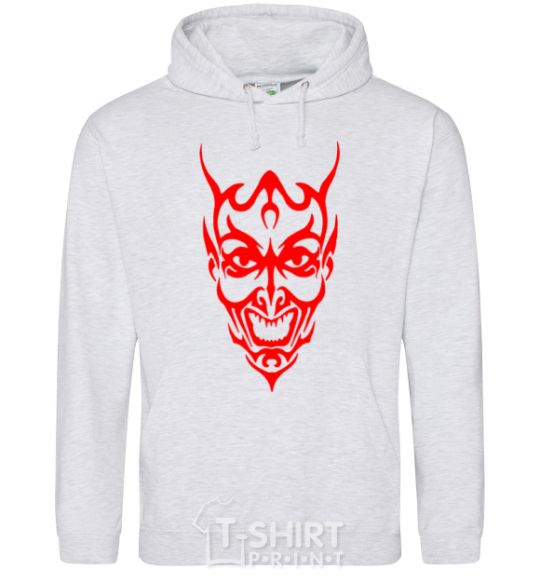 Men`s hoodie Demon sport-grey фото