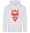 Men`s hoodie Demon sport-grey фото