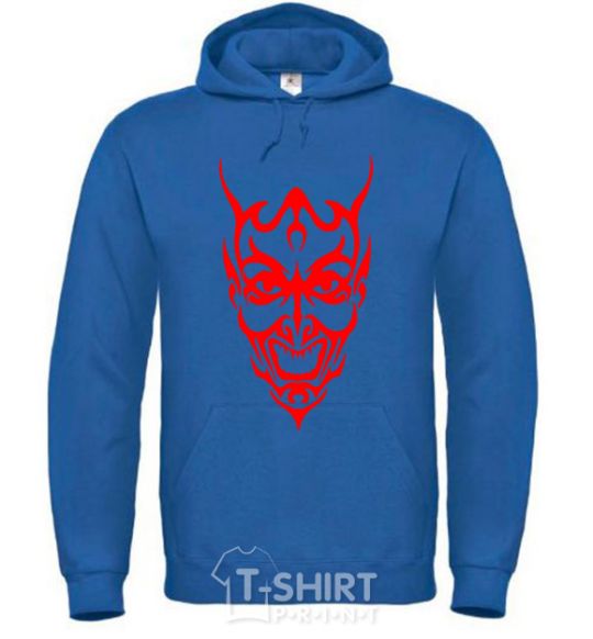 Men`s hoodie Demon royal фото