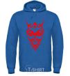 Men`s hoodie Demon royal фото